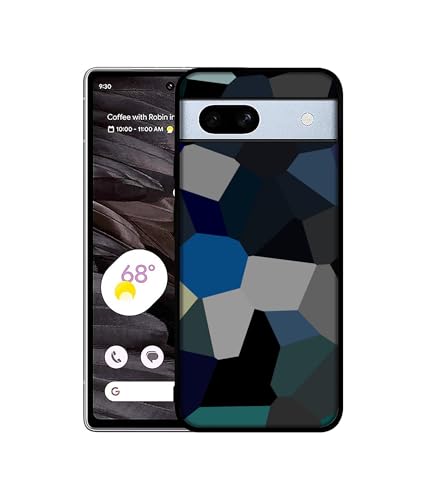 Image of Mathematical Shape Design Premium 2D Printed Metal Back Case Cover for Google Pixel 7A 5G, Multicolor
