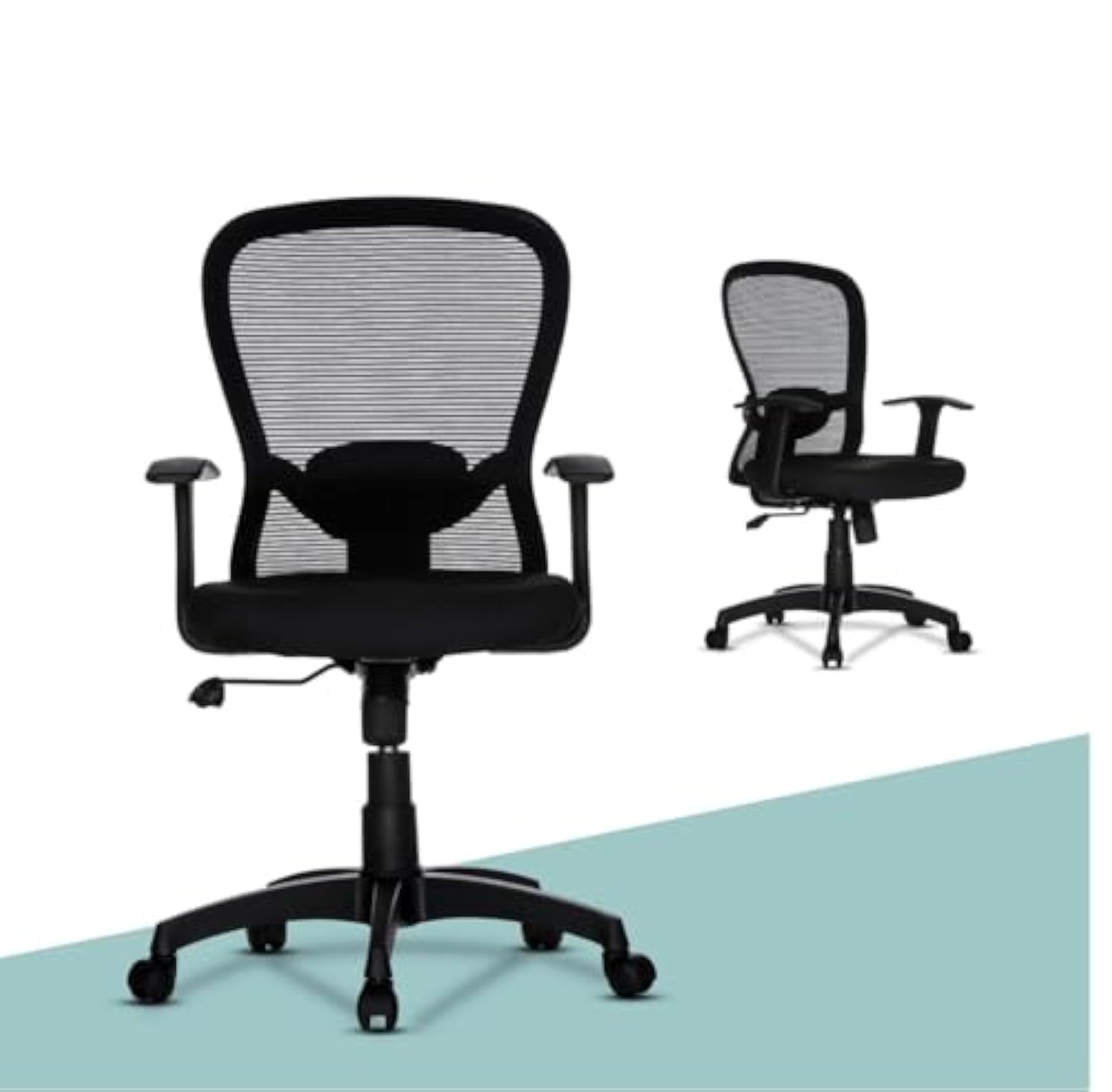 Butterfly Mid Back Ergonomic Office Chair with Adjustable Height & Multi-Tilt Lock