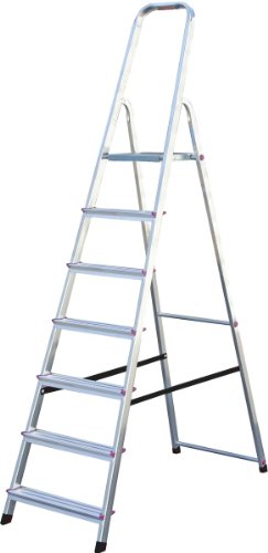 Preisvergleich Produktbild KRAUSE 000743 Leiter CORDA 7 Stufen