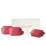 Caswell-Massey Honeysuckle Three-Soap Set, Triple-Milled Bar Soap, Natural Bar Soap for Women, Moist