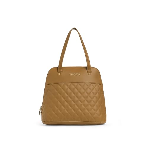 Image of Caprese Syra Satchel Bag, Medium | Stylish Shoulder Bag for Women with Multiple Compartments & Shoulder Strap | Secure Zip Closure | Ideal for Office & Daily Use