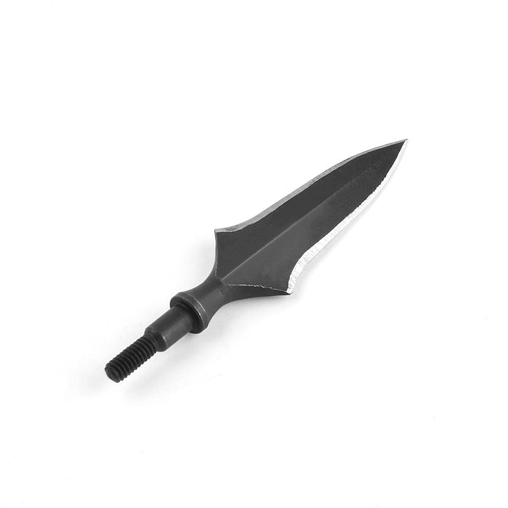 6/12pcs Punta di Freccia Caccia di Tiro con L'Arco Punte da Tiro 200 Grano Avvitare la Freccia Punte della Freccia Broadheads di Caccia Arrow Point per Arco Ricurvo e Composto