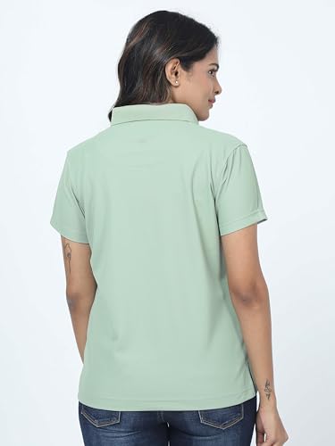Image of STELLERS Women's Premium Polo T-Shirt, Regular Fit | Odour Resistant | Wrinkle Free | Quick Dry | Stretchable | Lightweight | Breathable | Sustainable | Anti-Static | Feather Touch Feel
