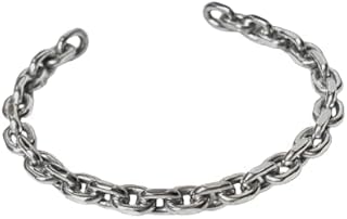 MySouqEg - Store - (1pcs) Men's Heavy Chain Bracelet/Necklace – Premium Stainless Steel – Hypoallergenic, Tarnish-Resistant Silver Tone Jewelry for Him Size 20cm A05