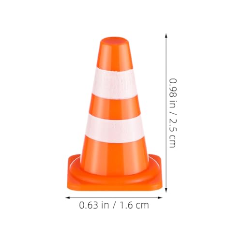Cônes de signalisation simulation circulation orange plastique jouet éducatif interactif
