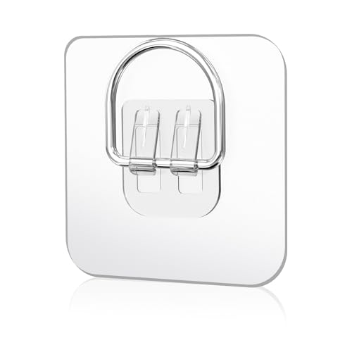 LINGTONG 20 Pack Premium Adhesive Plate Hangers for the Wall