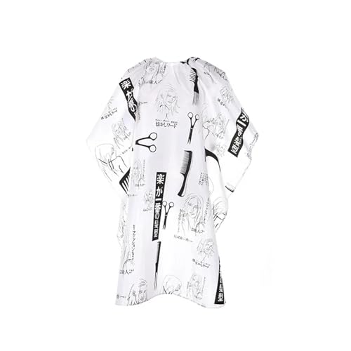 KJUUQBZL 1/5pc Corte de Pelo Impermeable paño salón Peluquero Capa peluquería Delantal Corte de Pelo Capas 88(Black(100x140cm),5pcs)