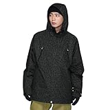 PONTAPES(ポンタぺス) スノボウェア メンズ レディース ジャケット 単品 XS-XXL 耐水圧10,000mm POJ-300M/301M LPブラック Sサイズ スノーウェア スノーボードウェア スキーウェア ウエア