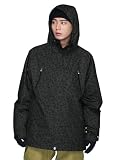 PONTAPES(ポンタぺス) スノボウェア メンズ レディース ジャケット 単品 XS-XXL 耐水圧10,000mm POJ-300M/301M LPブラック XLサイズ スノーウェア スノーボードウェア スキーウェア ウエア