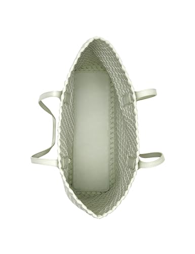 Anne Klein woven tote with pouch3