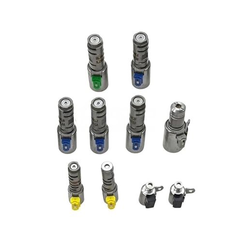 TG-81SC TG81SC AF50 8-Speed Transmission Solenoid Valve Kit Compatible With BMW Compatible With Cadillac Compatible With Volvo TG81SC-0017-FN GA8F22AW Car Accessories