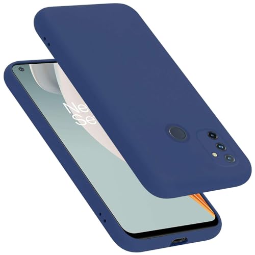 Cadorabo Funda de Silicona Compatible con OnePlus Nord N100, Funda Protectora de Cuerpo Completo para Nord N100- Resistente a arañazos y Golpes Fina Funda de TPU - Liquid Azul