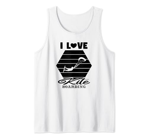 I Love Kiteboarding - Divertido amante del kiteboarding Camiseta sin Mangas