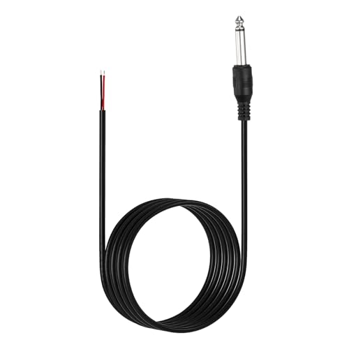 Cable de audio 6.35mm mono 1 m MECCANIXITY miniatura 1