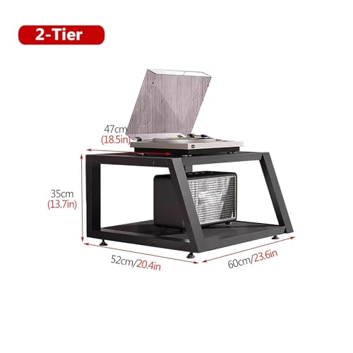 XingLi Floor-Standing Storage Shelf CD Media Player Stand Audio/Video Component Cabinet for Home/Office/Theater?4 Colors(Color:C)