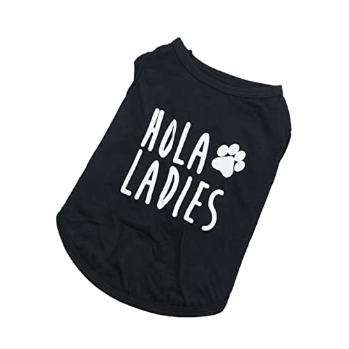 HANABASS 犬の綿のベスト 子犬の おもちゃ 犬のセーター中型犬 ダックスフンド 犬の冷却ベスト 子犬の首輪 犬のローブ わんわん 犬用の日焼け止め 犬鎮静パーカー ペット Black