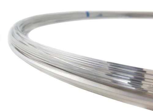 Alambre de plata de ley 925 cuadrado calibre 18, ideal para crear anillos y engarzar gemas 6