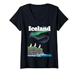 Aurora Borealis puffin lover polar lights apparel
