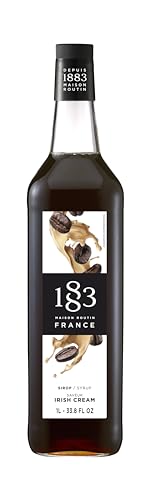 Image of 1883 Irish Cream Syrup for Drinks, 1 Liter Plastic Bottle
