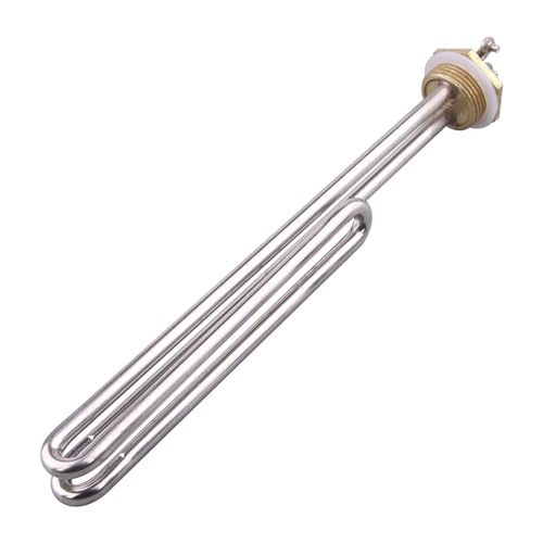 Calentador De Agua De Inmersión Con Brida De Latón, CA, Plegable, Tipo U, 1 BSP, 1 KW, 2 KW, 3 KW, 4 KW, 5 KW, 220 V(1pcs,1kw 160mm)