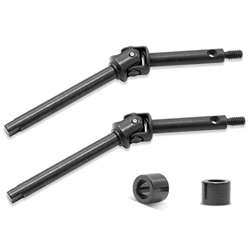 Ogrc 2Pcs Steel Front Axle Drive Shaft Cvd Set For Axial Scx24 C10/Jlu/Bronco/Gladiator/Deadbolt Upgrades Parts (+4Mm) #TOP16