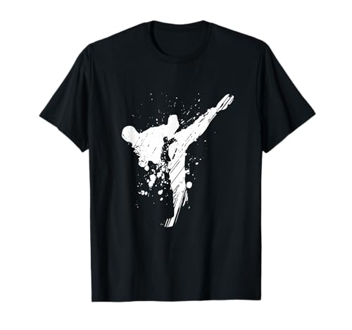 karate tshirt, karate shirt for Men, Women, Boys, Girls, Black, Short Sleeve, Classic Fit, Small