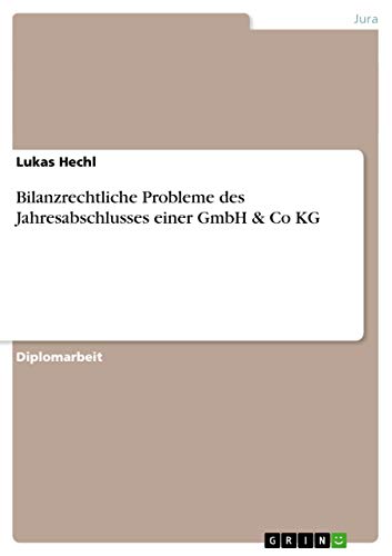 Bilanzrechtliche Probleme des Jahresabschlusses einer GmbH & Co KG (German Edition)