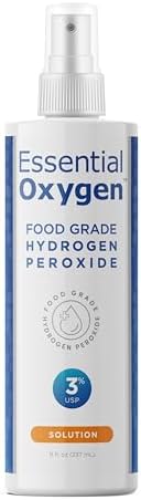 Essential Oxygen Hydrogen Peroxide 3% Food Grade Spray - 8 oz