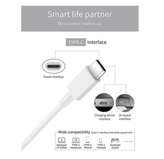 Image of BLACKSHEEP 120W Flash Charging Fast Charger USB-C Type Adapter Compatible with Iqoo Neo 7,Neo 7 Pro Neo 6,Neo 6 Pro, vivo X90,Pro,X80,Pro,X70,Pro,Wall Charger -(Adapter+Cable)
