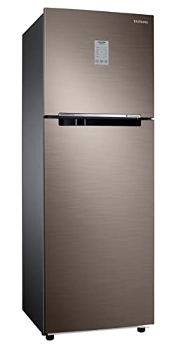 Image of Samsung 256L 2 Star Inverter Frost-Free Convertible 3 In 1 Double Door Refrigerator Appliance (RT30C3732DX /NL,Luxe Brown)