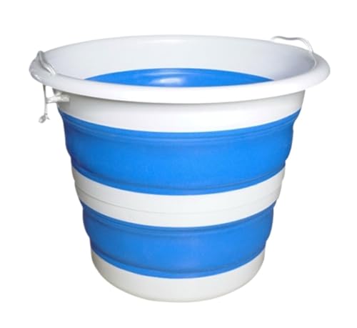 Masajeador Spa para Pies Plegable de Gran Capacidad 30L Azul miniatura 1