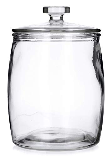 chomik Gurkenglas, Einmachglas, Einmachgläser, Einweckglas aus Glas mit Deckel 2L/4L/7,5L/8,5L (2,25L) Cover