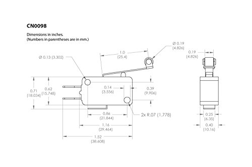 Temco 8 Pc Micro Limit Switch Long Roller Lever Arm Spdt Snap Action Home Lot #TOP1