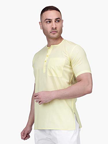 Image of Rajubhai Hargovindas Mens Casual Cotton Straight Kurta