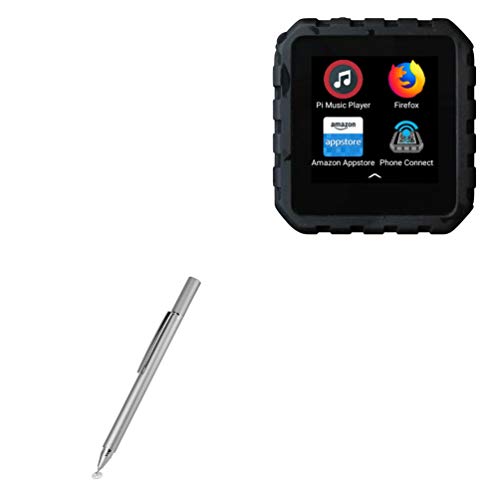 BoxWave Stylus Pen Compatible with Delphin Waterproof Micro Tablet - FineTouch Capacitive Stylus, Super Precise Stylus Pen for Delphin Waterproof Micro Tablet - Metallic Silver