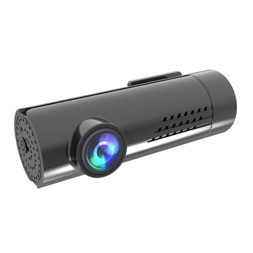 Homoyoyo Grabadora De Conducción Cámara del Tablero del Coche Cámara Grabadora De Coche CAM Wireless Dash Cámara De Tablero Delantera y Trasera Cámara De Coche Dashcam El Plastico Black
