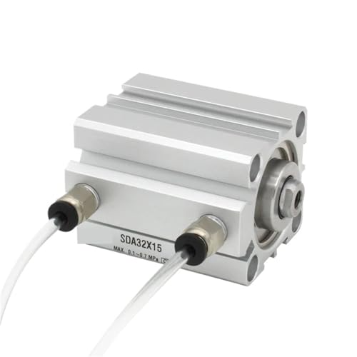 Vérin pneumatique compact SDA16 double effet course 30mm - 5