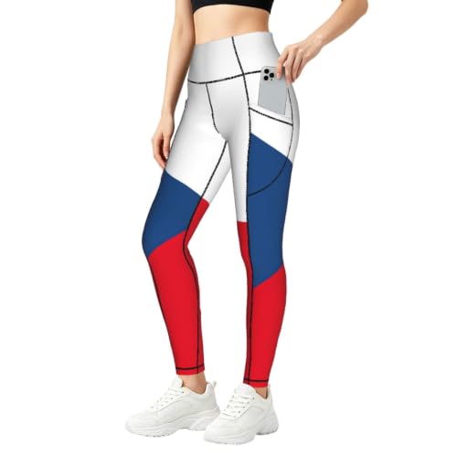 Leggings República Checa mujer con mallas deportivas y ropa de entrenamiento
