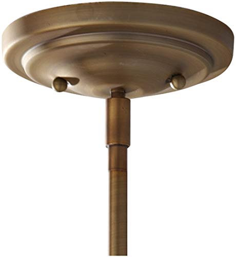 Feiss P1240Dab Urban Renewal Industrial Vintage Pendant Lighting, Brass, 1-Light (4"W X 15"H) 100Watts #TOP4
