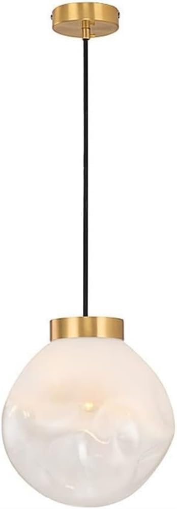 Lámpara colgante para cocina isla y comedor moderna en oro cepillado