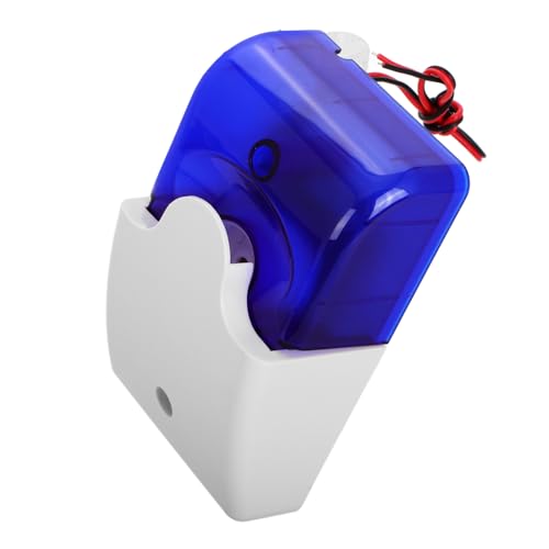 OSALADI 12v Wired Waterproof Sound and Light Security Siren Alarm Horn Speaker Flashing Light and Volume Adjustment