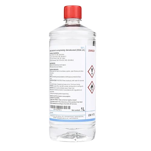 Ethanol Ethyl - denatured Alcohol 94.5% 1L - 2L - 6L (1 litre)