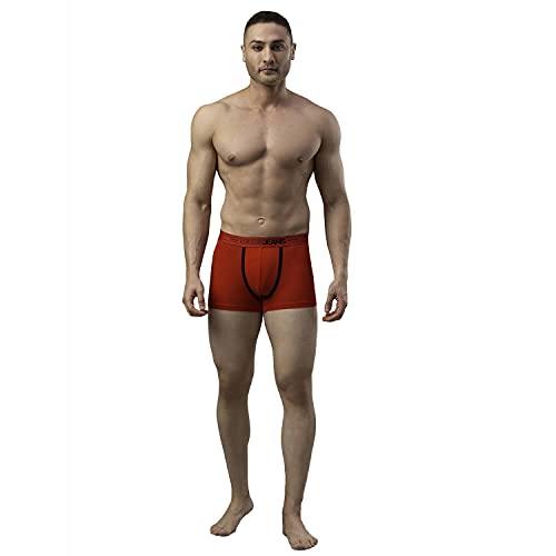 Image of Underjeans Men Cotton Blend Trunk - Pack of 2