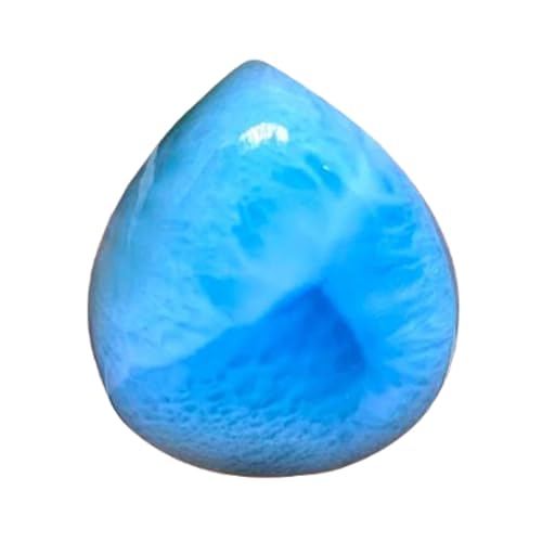 Larimar gemme naturelle poire GH_NAT_07121 de haute qualité