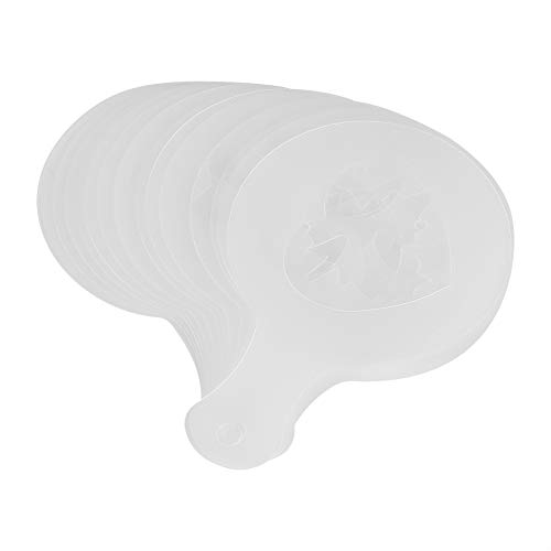 Coffee Shaker,Stainless Steel Powder Shaker,Shakers Coffee Cocoa Dredges with Fine-Mesh Lid, Power Can for Baking Cooking Home Restaurant with 16 Pcs Printing Molds Stencils(16 printing templates)