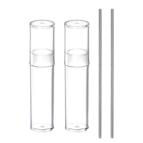 sourcing map 2 Stück Stahlstiftlehre Pin Gauge, 1.02mm Durchmesser Metrischer Messdorn, Klasse x Stahl Stiftlehre Metrik, Toleranz 0.001mm Stecker Lehrenadeln zum Messen