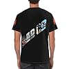 Men's English Rock Supergroup Company T-Shirts Fashionable Full-Print Tees Versatile Summer Short Sleeve Shirt Multicoloured L #1