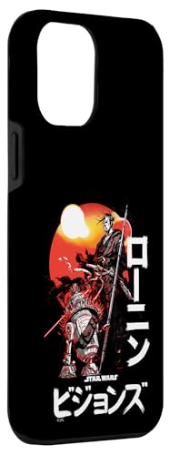 Coque iPhone 12 Pro Max Star Wars Visions Ronin au design anime coloré - 3