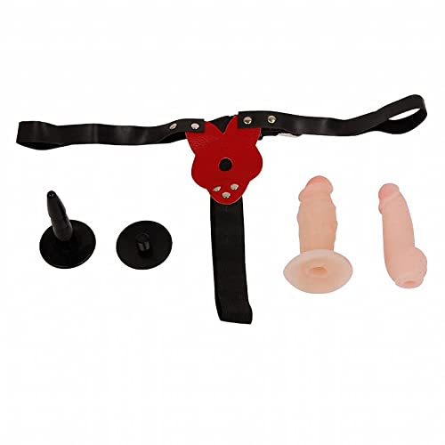 Cinta Peniana Dupla com 2 Pênis em CyberSkin 6715