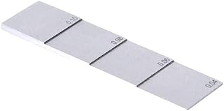 SULMILE 4-Step Calibration Block #1018 Steel Wedge for Ultrasonic Thickness Gauge NDT Testing - 0.040'' 0.060'' 0.080'' 0.100'' Steps